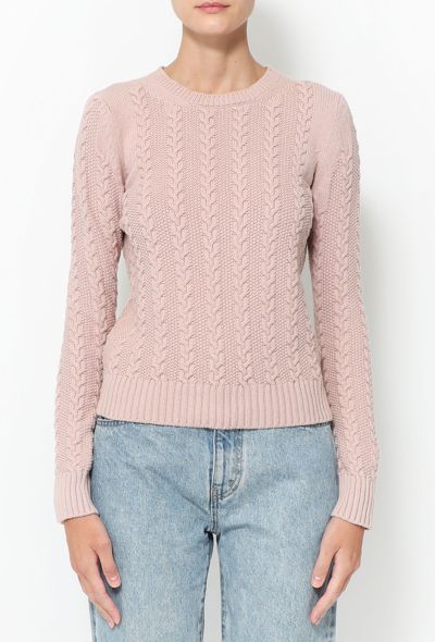                                         Classic Cable Knit Sweater-1