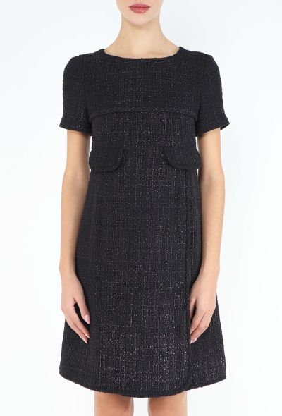 Chanel A-Line Tweed Shift Dress - 1