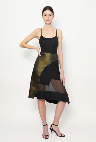 Balenciaga F/W 2012 Deconstructed Silk Skirt - 1