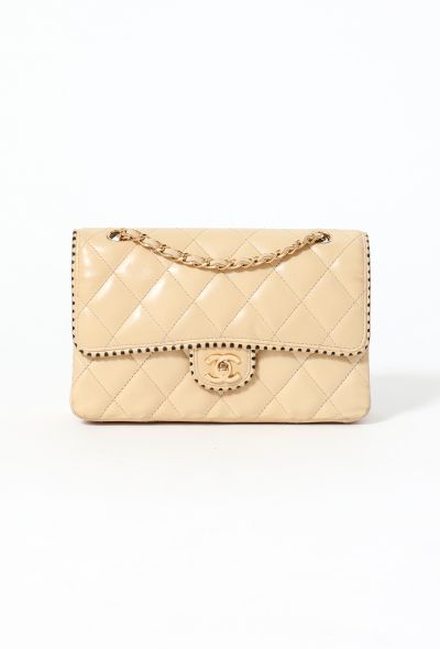 Chanel Woven Trim Medium Timeless Bag - 1