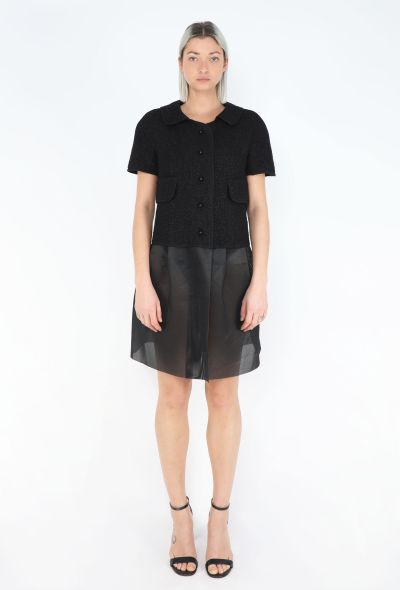 Rochas 2003 Theyskens Tweed Babydoll Dress - 1