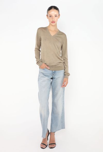 Prada Knit V-Neck Pullover - 1