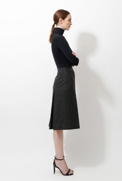                             70s Felt Pleated Skirt - 2
