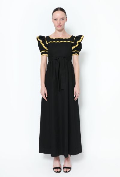                                         Collector 1977 Belted Peasant Dress-1