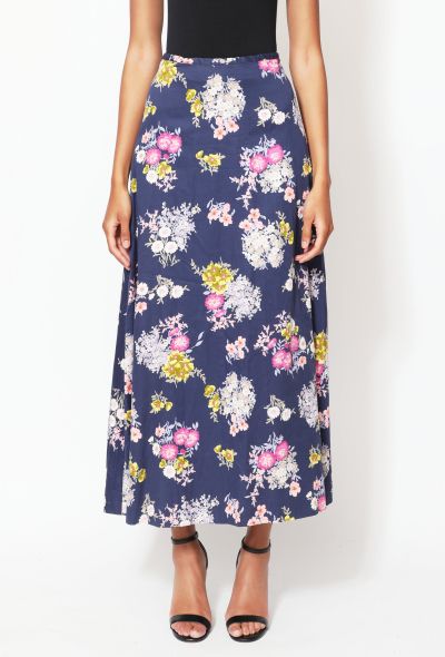                             Floral Print Maxi Skirt - 2
