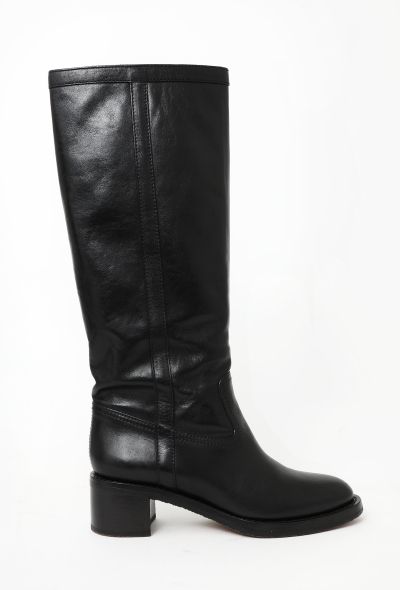                             2019 Leather Riding Boots - 1
