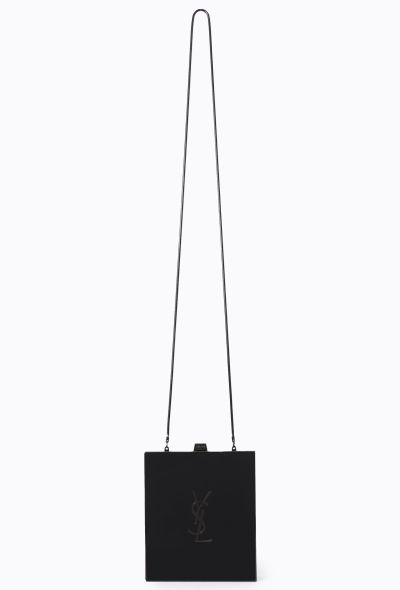 Saint Laurent Black Tuxedo Box Clutch - 2 Saint Laurent Black Tuxedo Box Clutch - 2