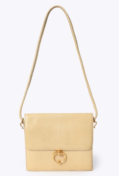 Hermès Vintage Lizard Sequana Shoulder Bag - 1