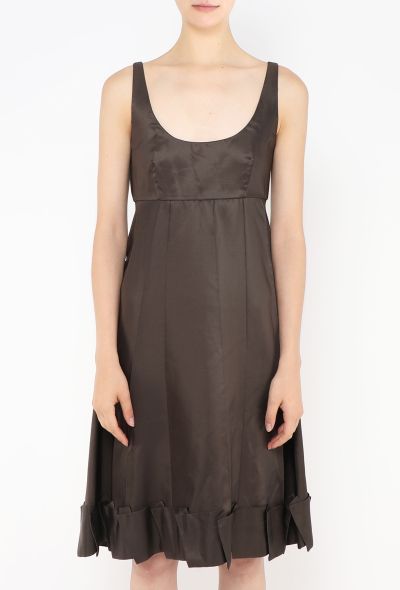 Prada Early 2000s Flared Silk Dress - 2