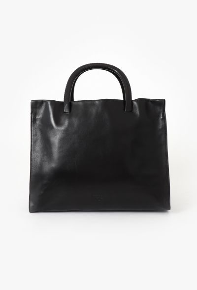Prada Black Leather Tote Bag - 1 Prada Black Leather Tote Bag - 1