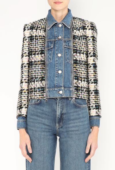 Alexander McQueen 2023 Denim Tweed Jacket - 2 Alexander McQueen 2023 Denim Tweed Jacket - 2