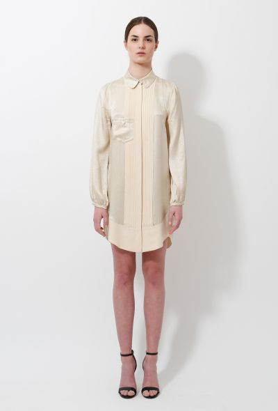                                         Silk Shirt Dress-1