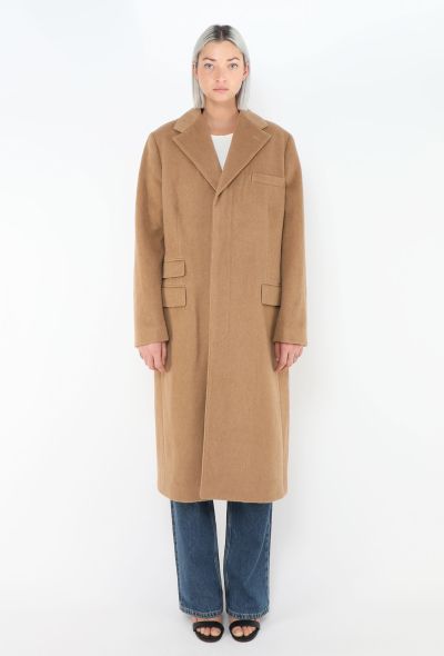 Ralph Lauren Tailored Camel Wool Coat - 2