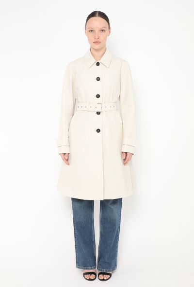 Prada Flared Belted Mackintosh Trench - 1 Prada Flared Belted Mackintosh Trench - 1