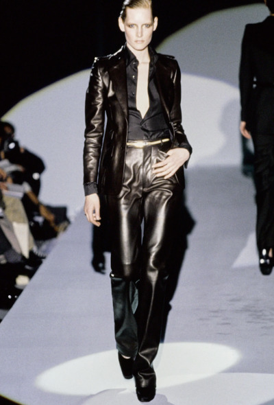                             F/W 1996 Tom Ford Leather Pants - 2