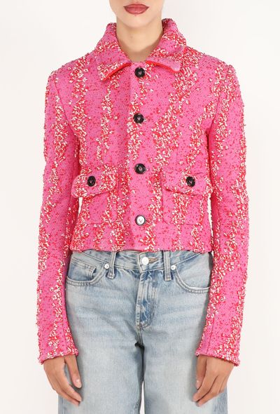 Bottega Veneta Textured Bouclé Jacket, S/S 2021 - 1