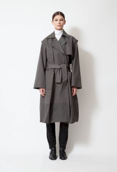                             Nicolas Ghesquière Belted Oversized Trench - 1