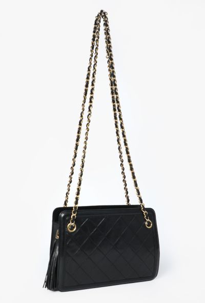 Chanel Vintage '90s Quilted Tassel Shoulder Bag - 2