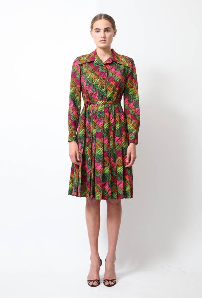                                         70's Multi Coloured Shirt-dress-1