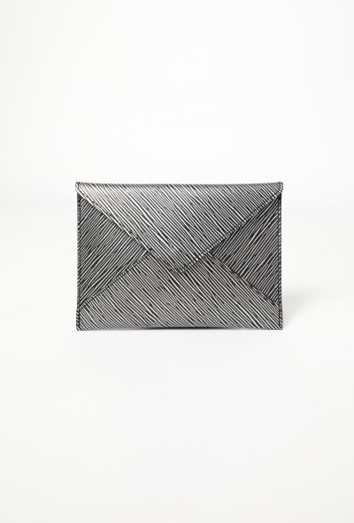Louis Vuitton Silver Epi Envelope Pouch - 1 Louis Vuitton Silver Epi Envelope Pouch - 1
