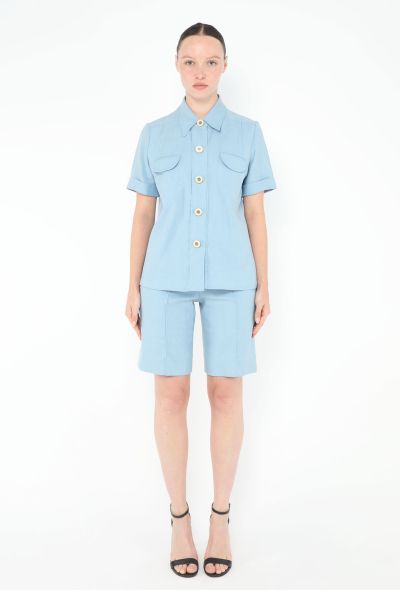 Chloé 2007 Linen Shorts Ensemble - 1