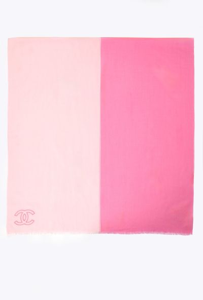 Chanel Tonal 'CC' Cashmere Scarf - 1