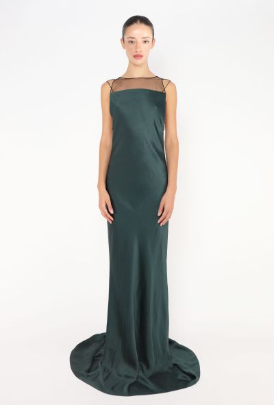 Maison Margiela 2024 Open-Back Charmeuse Gown - 1