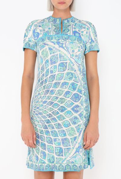 Emilio Pucci '70s Printed Silk A-Line Dress - 2 Emilio Pucci '70s Printed Silk A-Line Dress - 2