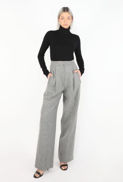 Céline Felted Pleated Trousers - 1