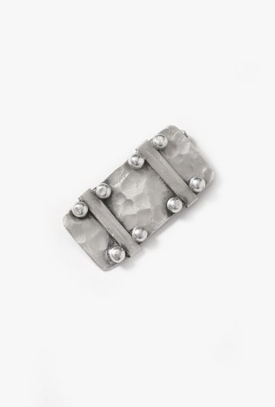RARE 1930s J.Despres Hammered Brooch - 2 RARE 1930s J.Despres Hammered Brooch - 2