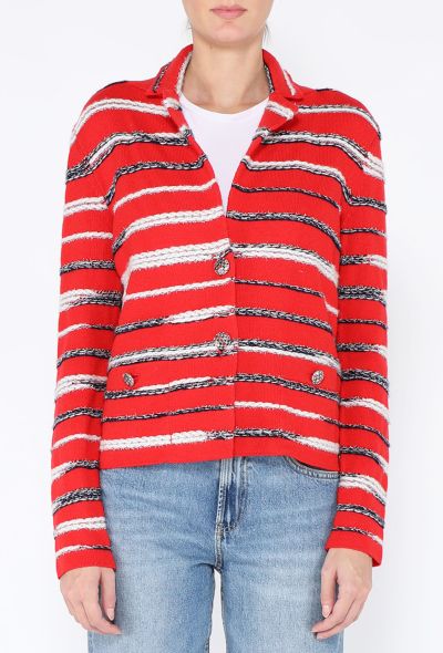 Chanel S/S 2020 Cashmere Striped Cardigan - 1