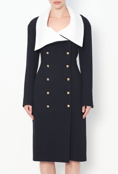 Chloé '80s Lagerfeld Double-Breasted Dress - 2