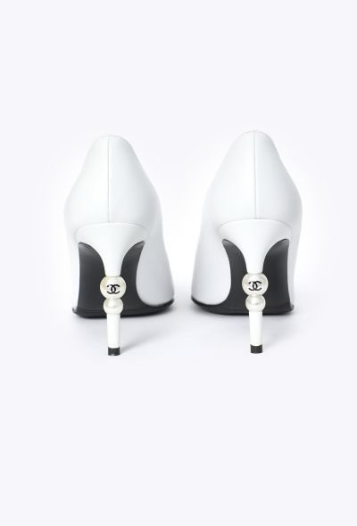 Chanel Bicolor Pearl 'CC' Pumps - 2 Chanel Bicolor Pearl 'CC' Pumps - 2