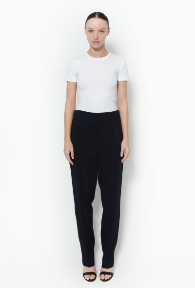                             Tapered Twill Trousers - 1