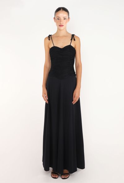 Azzaro Pleated Jersey Bustier Dress, 1970s - 1