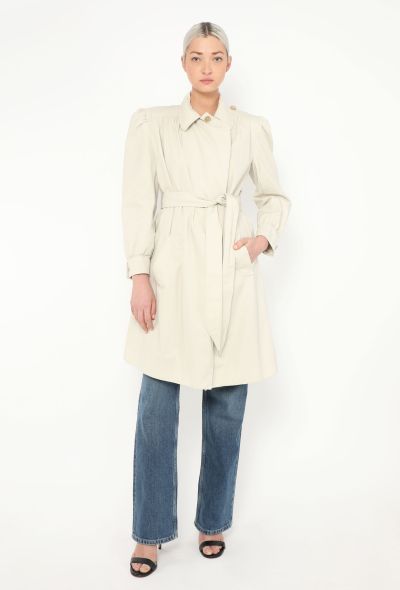 Balenciaga 2017 Belted Structured Trench - 1 Balenciaga 2017 Belted Structured Trench - 1