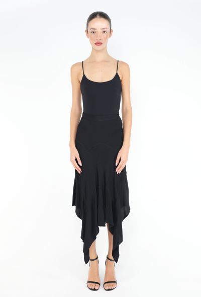 Saint Laurent Tom Ford 2004 Asymmetrical Flared Skirt - 2