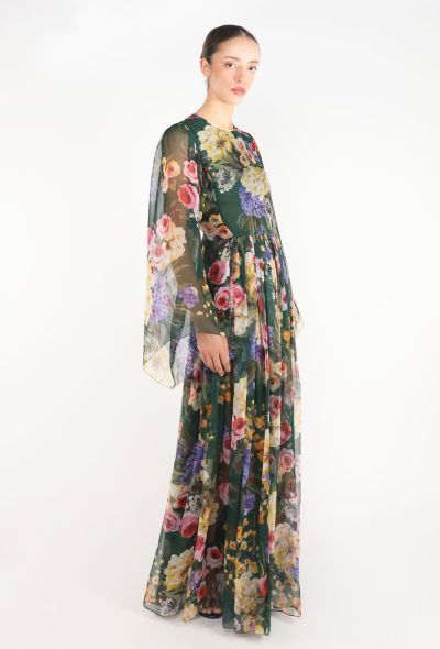 Dolce & Gabbana Gardenia Silk Chiffon Gown, 2023 - 1