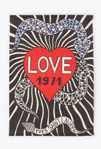 Saint Laurent COLLECTOR Original Love Poster, 1971 - 1 Saint Laurent COLLECTOR Original Love Poster, 1971 - 1