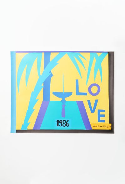                                         Rare 1986 Love Poster, in Original Packaging-1