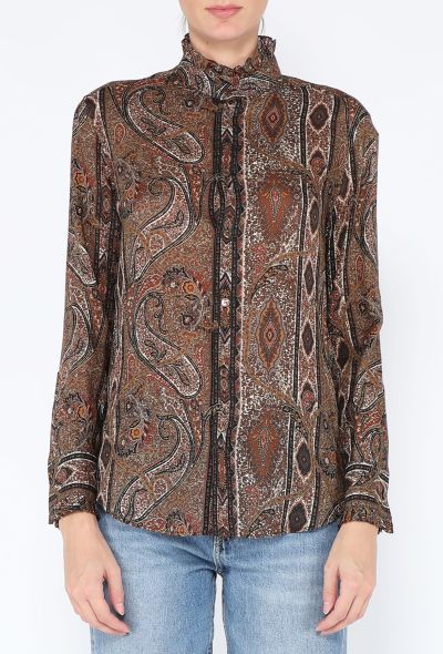 Céline 2020 Paisley Print Blouse - 1