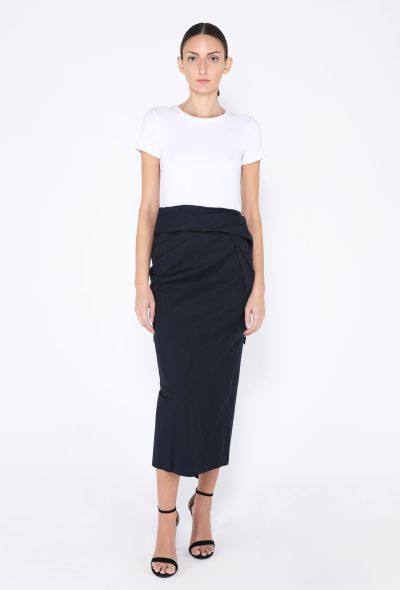 Dries Van Noten 2024 Ruched Column Skirt - 1