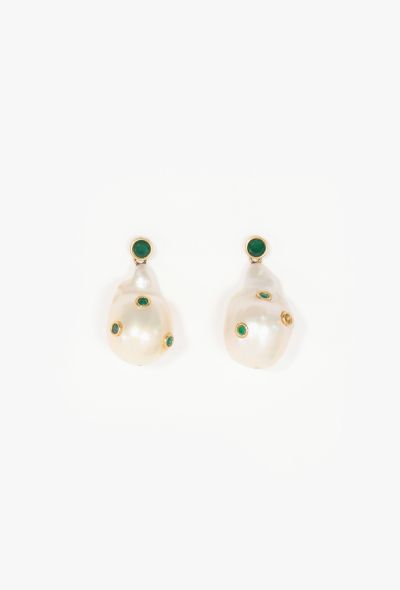 Céline Pre-Fall 2018 Baroque Pearl Earrings - 1