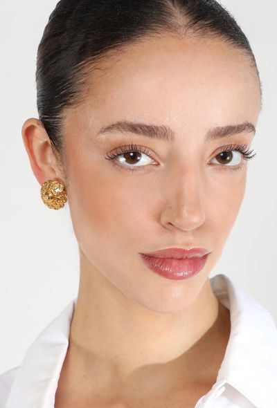 Chanel 1996 Mini Floral Clip-On Earrings - 2