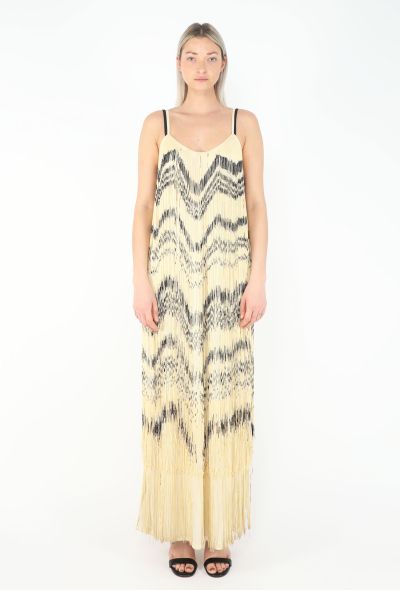 Chevron Fringed Maxi Dress - 2