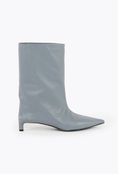 Jil Sander 2023 Calfskin Kitten Heel Boots - 1