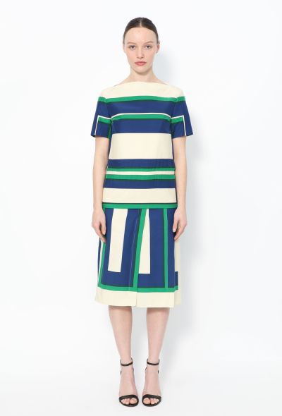 Céline S/S 2011 Geometric Printed Skirt - 1