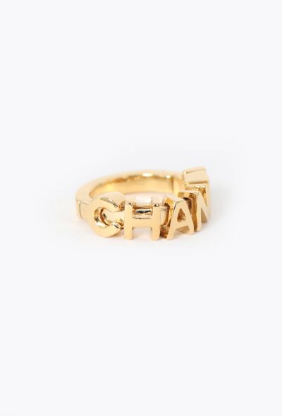 Chanel 2001 Logo Charm Ring - 2 Chanel 2001 Logo Charm Ring - 2