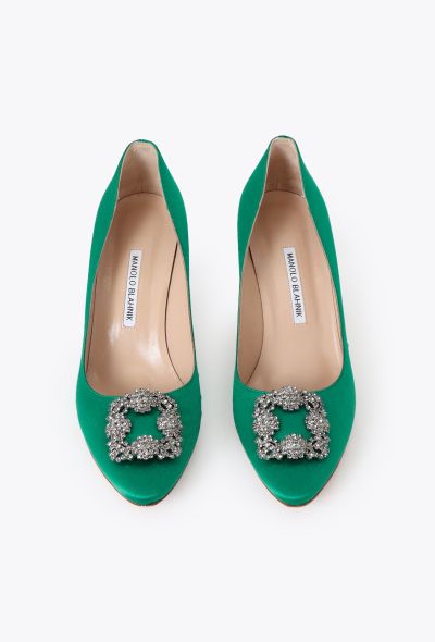 Manolo Blahnik 2020 Hangisi Satin Pumps - 2 Manolo Blahnik 2020 Hangisi Satin Pumps - 2