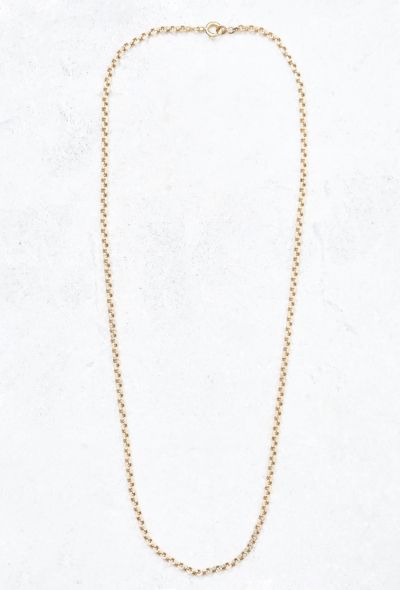                             Classic 18k Yellow Gold Chain Necklace - 1